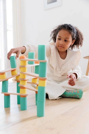 OPPI Kreatywny zestaw konstrukcyjny Stix 60 elementów 2+