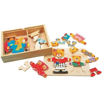 Puzzle drewniane para misiów