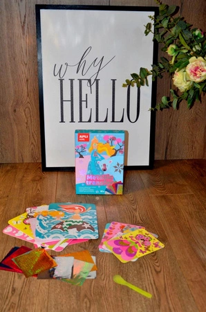 Zestaw artystyczny kalkomanii z folią Apli Kids - Księżniczki