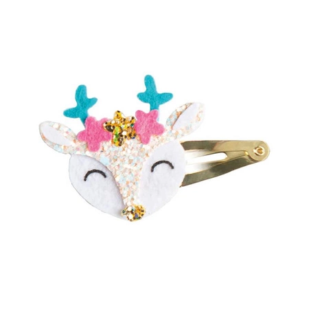 Zestaw kreatywny do tworzenia biżuterii Brokatowe spinki do włosów Zwierzątka 6+, Janod