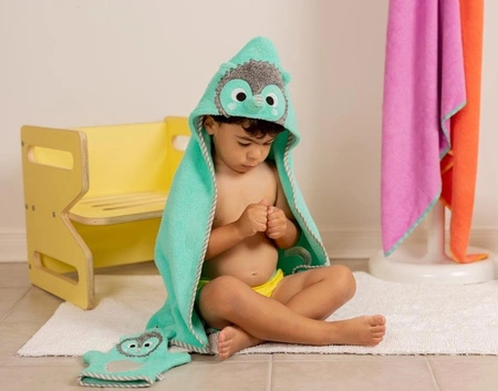 Zoocchini Ręcznik dla Niemowlaka z Kapturem Jeż