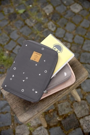 Lassig Casual Label Przewijak podróżny z etui na akcesoria Universe anthracite
