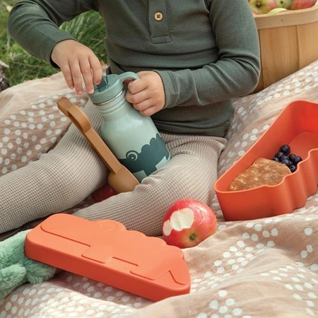 Done by Deer Pudełko Lunchbox Kiddish Croco Papaya