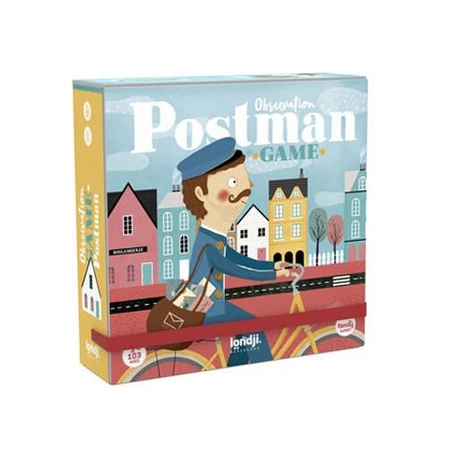 Gra obserwacyjna dla dzieci, Postman - Listonosz - wersja kieszonkowa | Londji®