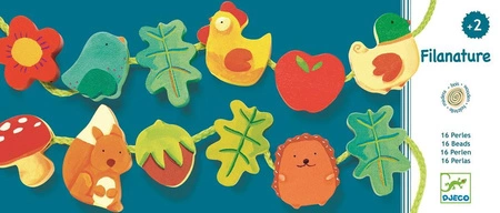 Nawlekanka drewniana Leśne Zwierzaki DJ06167