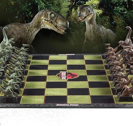 Jurassic Park Chess Set Dinosaurs Szachy