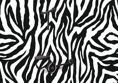 SCOOTANDRIDE Highwaykick 2 Lifestyle Hulajnoga trójkołowa balansowa z zamykanym schowkiem 2+ Zebra