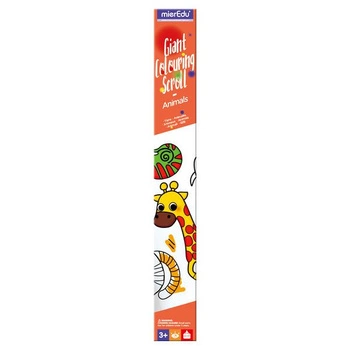 mierEdu Gigantyczna kolorowanka w rolce - Zwierzęta ME246
