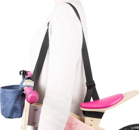 Rowerek biegowy dla dzieci Koliberek z papieru z regulacją wysokości 11613-Small Foot, rowerki bez pedałów