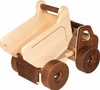 Samochód drewniany Wywrotka na kółkach 55882-Goki Nature, pojazdy dla dzieci