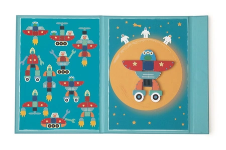 Scratch, magnetyczna układanka - kształty i kolory Kosmos