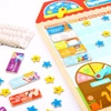 TOOKY TOY Drewniana Tabela Odpowiedzialności Zachowania Kalendarz