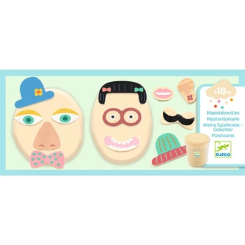 Zestaw z masą plastyczną TWARZE DJ09031