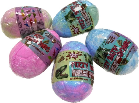 MUSUJĄCE JAJO DINOZAURA guma balonowa 140 G Z NIESPODZIANKA Estetica