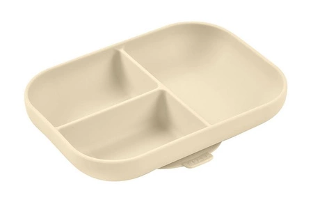 Beaba Silikonowy trójdzielny talerz z przyssawką Clay