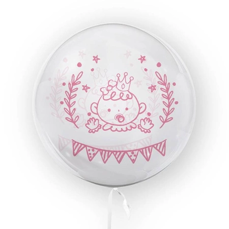 BALON 45 CM – "DZIEWCZYNKA BABY SHOWER" Tuban