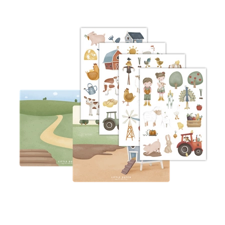 Little Dutch Naklejki na okno Little Farm 125599