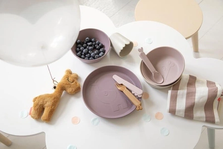 Done by Deer Sztućce dla Dziecka Kiddish Deer Friends Powder 3szt