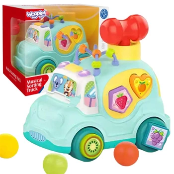 WOOPIE BABY Samochodzik Muzyczny Sorter Niebieski