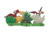 Scratch, Puzzle 2w1 -- 2D i 3D scenografia Dinozaury