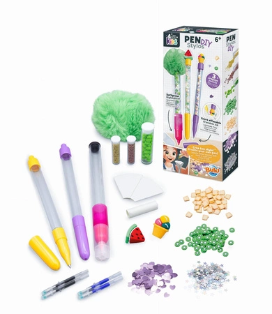 Zestaw DIY - długopisy i mazak SŁODKOŚCI FK010