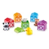 Figurki do nauki liczenia, kolorów i kształtów, Farma, Domki i Zwierzęta 15 szt.