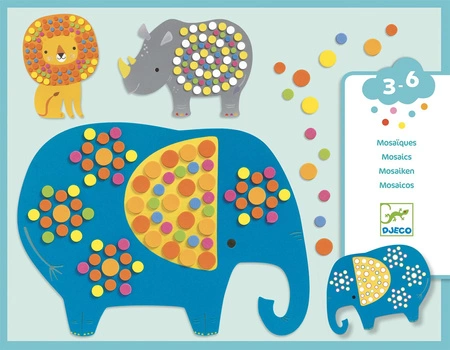 Mozaiki dla maluchów DŻUNGLA DJ09097