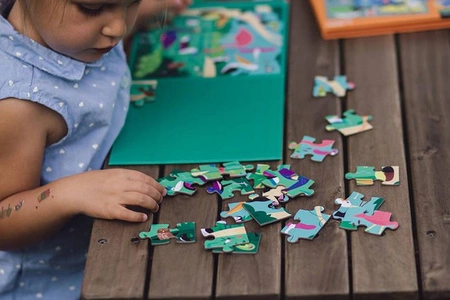 Mudpuppy Puzzle magnetyczne 2w1 Robaki i ptaki 20 elementów 4+