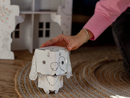 Kolorowanka 3D Cube head Piesek 3l+ MONUMI