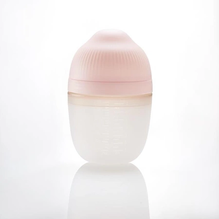 Mombella Butelka Antykolkowa dla Noworodka Roze Silikonowa 210ml