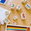Stempelki dla dzieci Pojazdy pieczątki z kredkami Melissa and Doug 11633-MD
