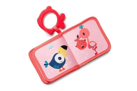 LILLIPUTIENS Książeczka do kąpieli z gryzakiem Flaming Anais 6 m+