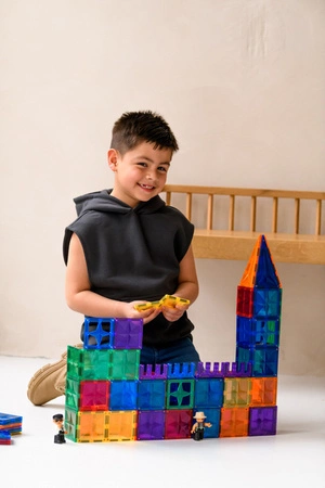 COBLO, magnetyczne klocki konstrukcyjne Basic 100 + 10 brokat GRATIS EDYCJA LIMITOWANA