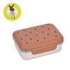 Lassig Lunchbox ze stali nierdzewnej Happy Prints karmelowy