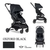 MINI by Easywalker Buggy TURN Kompaktowy wózek spacerowy z obrotowym siedziskiem 360° Oxford Black (z osłoną przeciwdeszczową w zestawie)