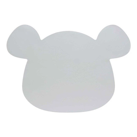 Lassig Silikonowa mata podkładka Little Chums Mysz szara