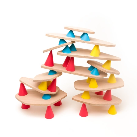 OPPI Kreatywny zestaw konstrukcyjny średni Piks Medium 44 el. + Zestaw 24 kart kreatywnych 3+