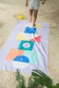 QUUT Dwustronny ręcznik plażowy PlayTowels L (180 x 100cm) Hopscotch
