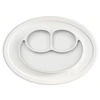 EZPZ Silikonowy talerzyk z podkładką mały 2w1 Mini Mat biały