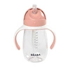 Beaba Bidon niekapek ze słomką tritanowy 300 ml old pink
