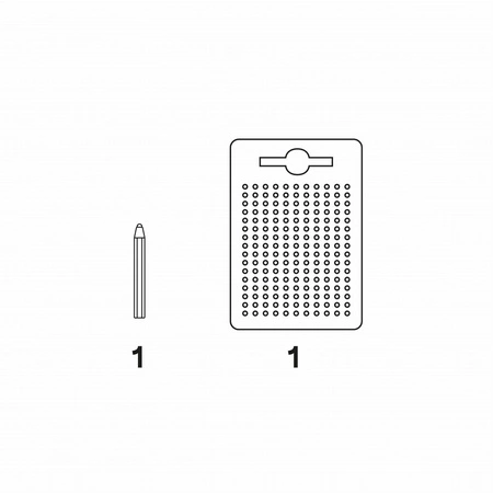 Imanix tablica magnet. IMAPAD MINI czerwona 350301