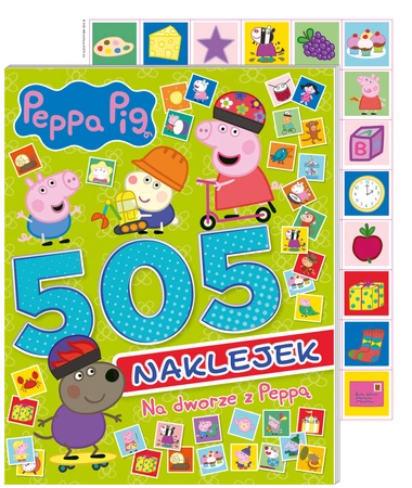 Na dworze z Peppą. Świnka Peppa. 505 naklejek