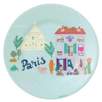Talerz deserowy fi 20 cm Paryż Emilii | Petit Jour Paris®