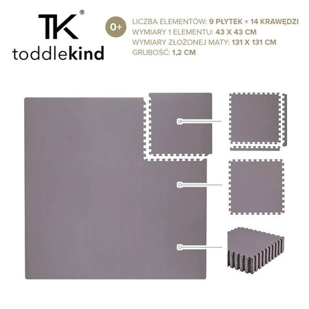 TODDLEKIND Mata do zabawy piankowa podłogowa Classic Playmat Storm