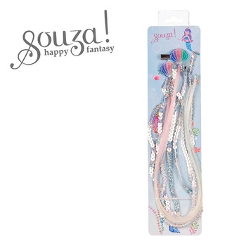 Souza! Spinki do włosów doczepiane pasemka muszelki Jody 2 szt.
