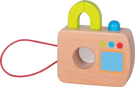 Drewniany aparat fotograficzny Can&on 51553-Goki, kalejdoskop dla dzieci