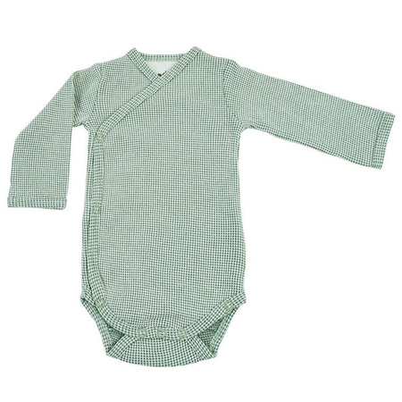 Lodger Body kopertowe niemowlęce długi rękaw bawełniane jasna zieleń Ciumbelle Peppermint r. 80