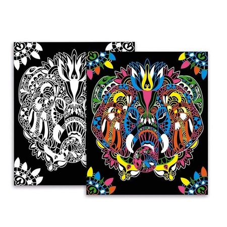 Multizestaw kreatywny 17 dekoracji Zwierzęta 6+, Janod