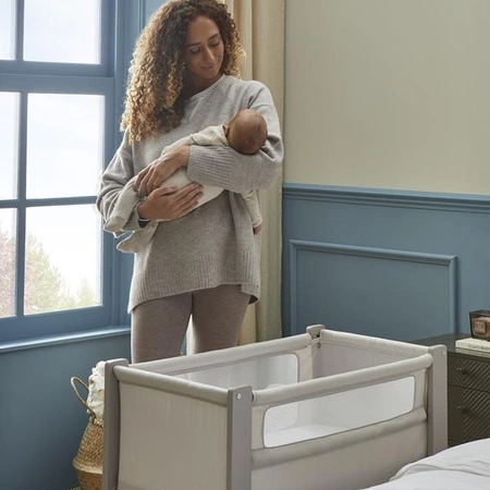 Shnuggle Łóżeczko Dostawne Air Lite Bedside Crib Taupe