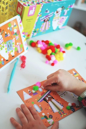 Zestaw artystyczny Pompony Lamy 4+, Janod